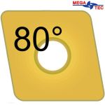 CNGG120408-NF2 MS515 пластина токарная твердосплавная