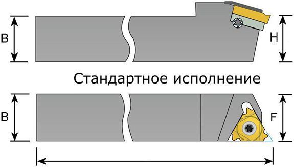 SEL 08 08 H2 6110001L MEGA-TEC резьбовая державка для наружной резьбы левая