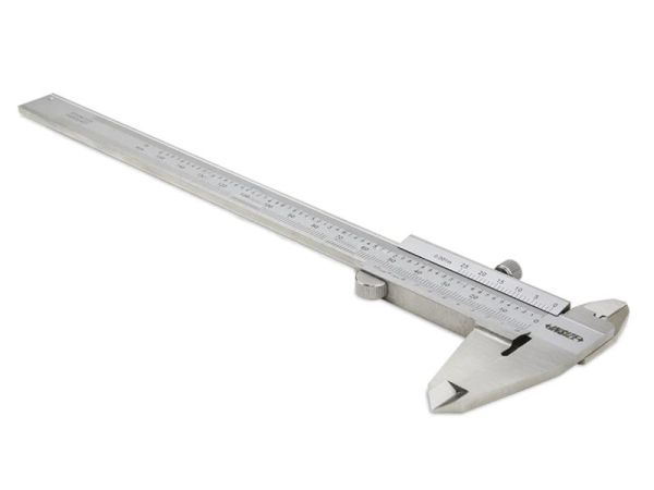 1239-1502 INSIZE Штангенциркуль нониусный для левшей ШЦ-1 0-150 мм, 0.02 мм, губки 40 мм