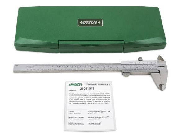 1239-1502 INSIZE Штангенциркуль нониусный для левшей ШЦ-1 0-150 мм, 0.02 мм, губки 40 мм