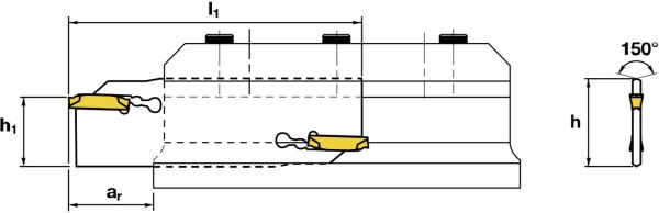 MLFR2602-22 4320001 лезвие отрезное по металлу правое