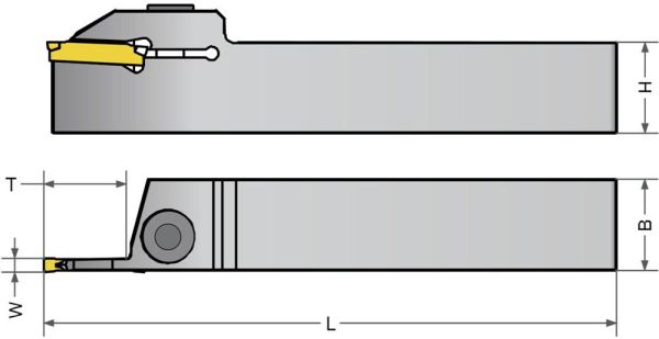 MGER 3232-3G-18C 4110007R MEGA-TEC державка отрезная для наружной обработки правая