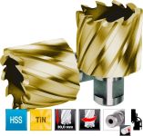 108212TTX RUKO 12х30мм HSS-G TiN Weldon19 Terrax by Ruko 4007140279569 корончатое сверло (кольцевая фреза)