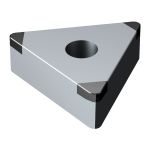 TNGA160404-3NU KBCN700 пластина токарная твердосплавная с напайками вставками из CBN КНБ кубического нитрида бора