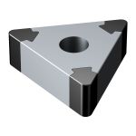 TNGA160404-6NR KBN910 пластина токарная твердосплавная с напайками вставками из CBN КНБ кубического нитрида бора