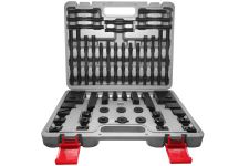 CK-08-58 набор прижимов 58 предметов со шпильками M8 для фрезерного стола с пазом 10 мм